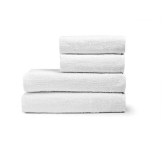 Πετσέτα Προσώπου Ξενοδοχείου Fluffy 550gsm 100% Cotton 50x100 Λευκό   Beauty Home |  Μπάνιο στο espiti