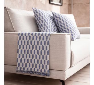 Ριχτάρι Τετραθέσιου 180X350cm GOFIS HOME   Marine Blue 518/ 09 |  Ριχτάρια στο espiti