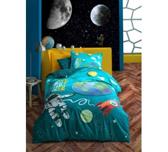 Παιδικό Σετ Πάπλωμα SPACE 100% Βαμβάκι 170 x 240 + 1 μαξιλαροθήκη 50 x 70 εκ. MADI |  Παπλώματα Παιδικά στο espiti