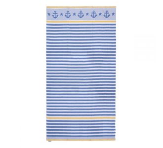 Παρεό Art 2176 90x160 Μπλε,Κίτρινο   Beauty Home |  Πετσέτες Θαλάσσης στο espiti