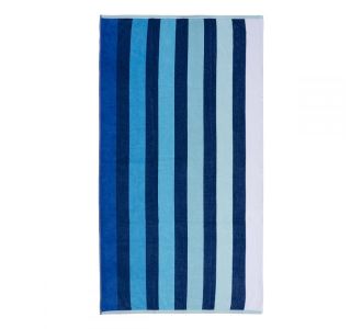 Πετσέτα θαλάσσης Art 2187 90x160 Μπλε ρίγα   Beauty Home |  Πετσέτες Θαλάσσης στο espiti