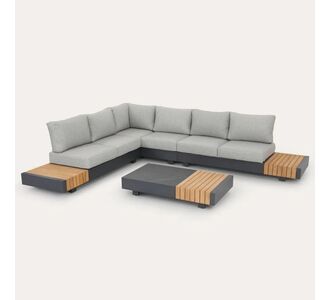 ΣΕΤ ΣΑΛΟΝΙ ΕΞ.ΧΩΡΟΥ 4ΤΜΧ ADHARA HM6189 ΑΛΟΥΜΙΝΙΟ-OLEFIN ΥΦΑΣΜΑ-SINTERED STONE |  Σαλόνια κήπου στο espiti