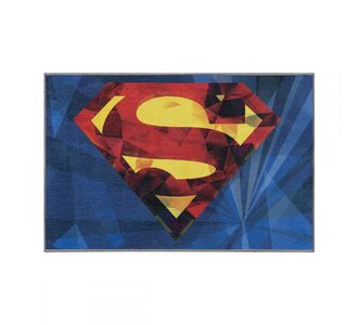 Πατάκι Art 6187 Superman 55x85 Μπλε   Beauty Home |  Χαλιά Διάδρομοι στο espiti