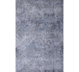 Γραμμικό χαλί γκρι μπλε Ostia 7100/953 με το μέτρο - Colore Colori |  Χαλιά Κρεβατοκάμαρας στο espiti