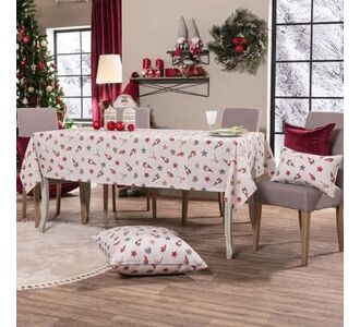 Τραπεζομάντηλο Hilden - 135x135cm 52012776 Teoran |  Χριστουγεννιάτικα Τραπεζομάντηλα  στο espiti