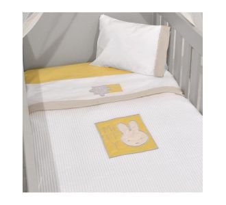 Miffy Des.64 Κουβέρτα Πικέ Αγκαλιάς Μουσελίνα Μπεζ 80χ100 |  Βρεφικές Κουβέρτες στο espiti