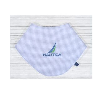 Nautica Des 921 Σαλιάρα Μπαντάνα Σιέλ Καρρώ 26x26 |  Βρεφικά Διάφορα στο espiti