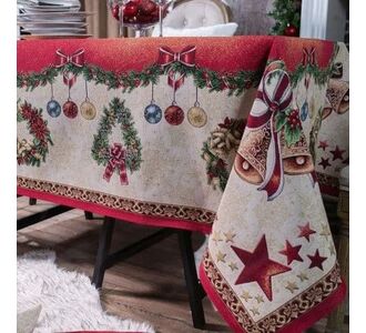 Τραπεζομάντηλο Festive - 140x140cm festive-trapezomantilo-77383 Teoran |  Χριστουγεννιάτικα Τραπεζομάντηλα  στο espiti
