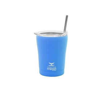 ESTIA ΘΕΡΜΟΣ COFFEE MUG SAVE THE AEGEAN 350ml OLYMPIC BLUE - 01-12465 Estia |  Θερμός & Αξεσουάρ στο espiti