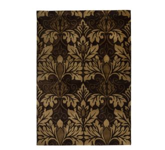 Χειροποίητο Χαλί Aqua DAMASK BROWN Royal Carpet - 190 x 290 cm |  Χαλιά Σαλονιού  στο espiti