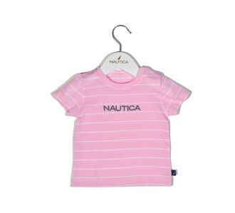 Nautica Des.12 T-Shirt  Jersey Organic Ροζ Ριγέ 86cm 12-18 μηνών |  Βρεφικά Ρουχα στο espiti