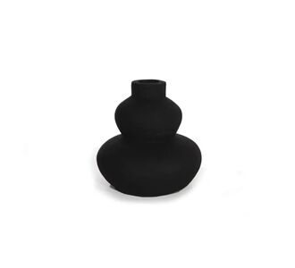 Διακοσμητικό Βάζο Paeon Black (20.5x19) Soulworks 0750004 |  Βάζα στο espiti