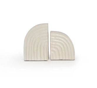 Διακοσμητικό Book End White (14x9x22) Soulworks 0750022 |  Οικιακά στο espiti