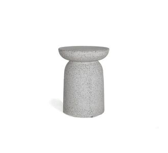 Σκαμπό Rieti Terazzo Grey Black (35x35x45) Soulworks 0800007 |  Σκαμπώ στο espiti