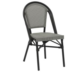 Καρέκλα Paris pakoworld αλουμίνιο μαύρο-textilene ασπρόμαυρο |  Καναπέδες - Καρέκλες  στο espiti
