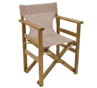 Καρέκλα-πολυθρόνα σκηνοθέτη Retto pakoworld μασίφ ξύλο οξιάς καρυδί-πανί taype |  Πολυθρόνες κήπου στο espiti
