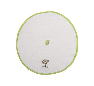 Στρογγυλή πετσέτα με κρεμαστράκι (48cm) λευκό 6978000004555 SilkFashion |  Πετσέτες Κουζίνας στο espiti