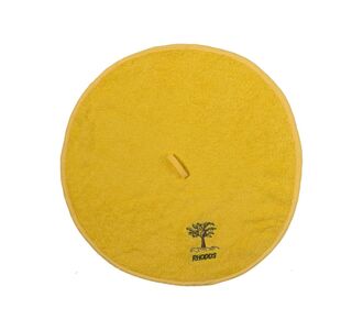 Στρογγυλή πετσέτα με κρεμαστράκι (48cm) κίτρινο ΡΟΔΟΣ 6978000004563 SilkFashion |  Πετσέτες Κουζίνας στο espiti
