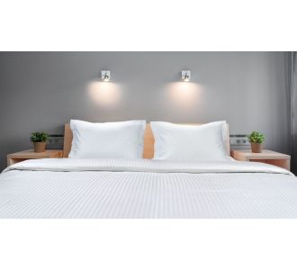 Μαξιλαροθήκη Ξενοδοχείου Oxford Silky Percal Pennie 250TC Satin Stripe 100% Cotton Λευκό 52x74+4   Beauty Home |  Υπνοδωμάτιο στο espiti