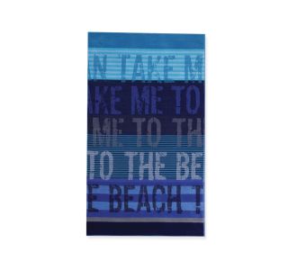 ΠΕΤΣΕΤΑ ΘΑΛΑΣΣΗΣ TO THE BEACH 100X180 BLUE NEF NEF |  Πετσέτες Θαλάσσης στο espiti
