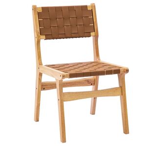 Καρέκλα Ridley pakoworld ξύλο-pu φυσικό |  Καρέκλες στο espiti