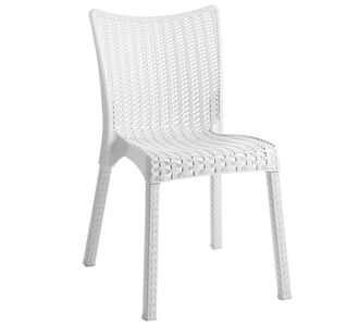 Καρέκλα Confident pakoworld PP λευκό |  Καναπέδες - Καρέκλες  στο espiti