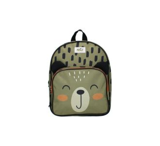 Σακίδιο Pret Teddy  Χακί , με εξωτερική θήκη Διάστασης  29 x 23 x 8- 100% Polyester |  Βρεφικές Πάντες στο espiti