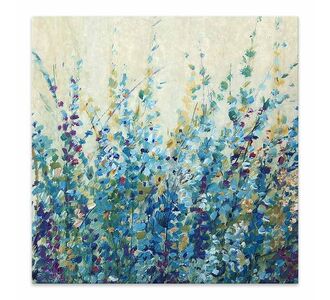 Πίνακας σε καμβά "Wildflowers" Megapap ψηφιακής εκτύπωσης 100x100x3εκ. |  Πίνακες στο espiti