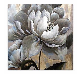 Πίνακας σε καμβά "White Magnolias" Megapap ψηφιακής εκτύπωσης 50x50x3εκ. |  Πίνακες στο espiti