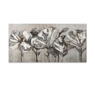 Πίνακας σε καμβά "White Flowers" Megapap ψηφιακής εκτύπωσης 120x60x3εκ. |  Πίνακες στο espiti