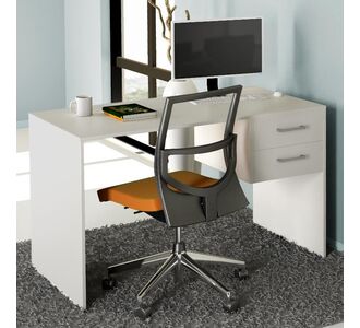 Γραφείο μελαμίνης Felman Megapap χρώμα λευκό 120x60x75εκ. |  Γραφεία στο espiti