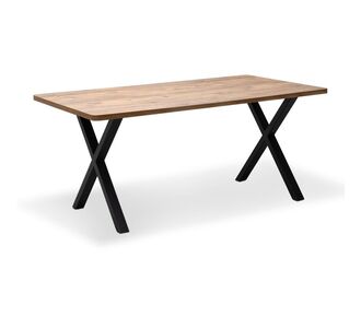 Τραπέζι Jeremy Megapap Mdf - μεταλλικό χρώμα ακακίας 140x80x75εκ. |  Τραπέζια στο espiti