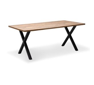 Τραπέζι Jeremy Megapap Mdf - μεταλλικό χρώμα ακακίας 160x80x75εκ. |  Τραπέζια στο espiti