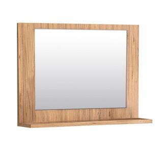 Καθρέφτης μπάνιου Devlin Megapap από μελαμίνη χρώμα pine oak 60x10x45εκ. |  Καθρέπτες στο espiti