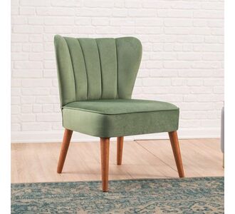 Καρέκλα Layla Megapap υφασμάτινη χρώμα πράσινο 64x59x84εκ. |  Πολυθρόνες τραπεζαρίας στο espiti