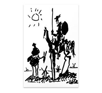 Πίνακας σε καμβά "Don Quixote" Megapap ψηφιακής εκτύπωσης 50x75x3εκ. |  Πίνακες στο espiti