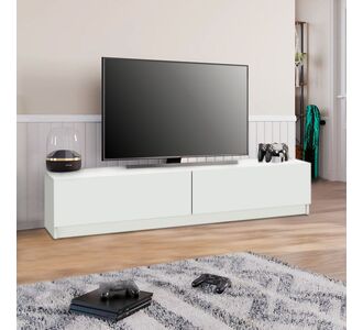 Έπιπλο τηλεόρασης Ahenk Megapap από μελαμίνη χρώμα λευκό 160x31,3x32,9εκ. |  Έπιπλα τηλεόρασης στο espiti