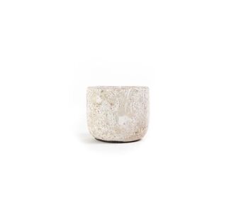 Κεραμικό Κηροπήγιο Mingi White Classic Medium (13x13x12) Soulworks 0630064 |  Βάζα στο espiti
