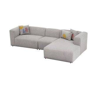 Γωνιακός καναπές Lindena pakoworld αριστερή γωνία ανοιχτό γκρι ύφασμα 296x158x72εκ |  Κατόπιν Παραγγελίας στο espiti