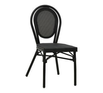 Καρέκλα Nacia  pakoworld μαύρο αλουμίνιο-μαύρο textilene 45x59x85εκ |  Καναπέδες - Καρέκλες  στο espiti