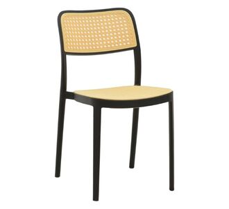 Καρέκλα Westley pakoworld pp φυσικό-μαύρο 55x47x81εκ |  Καναπέδες - Καρέκλες  στο espiti