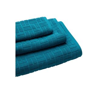 Πετσέτα URBAN PETROL 100% Βαμβάκι Σετ πετσέτες 3 τεμαχίων (30 x 50 + 50 x 90 + 80 x 150 εκ.) MADI |  Πετσέτες Μπάνιου στο espiti