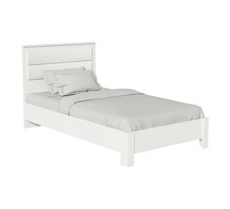 Κρεβάτι μονό OLYMPUS pakoworld σε χρώμα λευκό 100x200εκ |  Κρεβάτια στο espiti