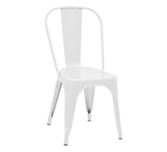 Καρέκλα Utopia pakoworld λευκό μέταλλο 44x44x85εκ |  Καναπέδες - Καρέκλες  στο espiti