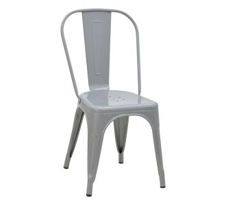 Καρέκλα Utopia pakoworld μέταλλο γκρι 44x44x85εκ |  Καναπέδες - Καρέκλες  στο espiti