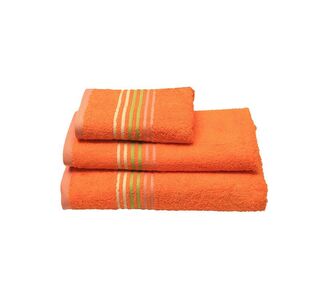 Πετσέτα πενιέ Stripes Orange Προσώπου (50x100) Sunshinehome |  Πετσέτες Προσώπου στο espiti
