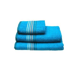 Πετσέτα πενιέ Stripes Turquoise Προσώπου (50x100) Sunshinehome |  Πετσέτες Προσώπου στο espiti