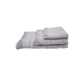 Πετσέτα Κρόσι 6 Light Grey Προσώπου (50x90) Sunshinehome |  Πετσέτες Προσώπου στο espiti