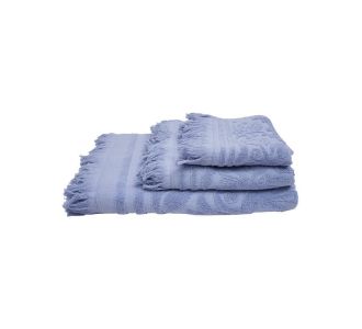 Πετσέτα Κρόσι 7 Blue Προσώπου (50x90) Sunshinehome |  Πετσέτες Προσώπου στο espiti