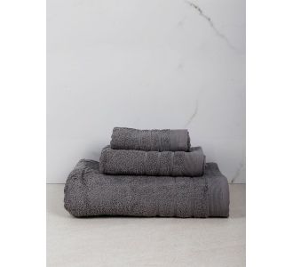 Πετσέτα Χίμπουρι 9 Grey Προσώπου (50x90) Sunshinehome |  Πετσέτες Προσώπου στο espiti